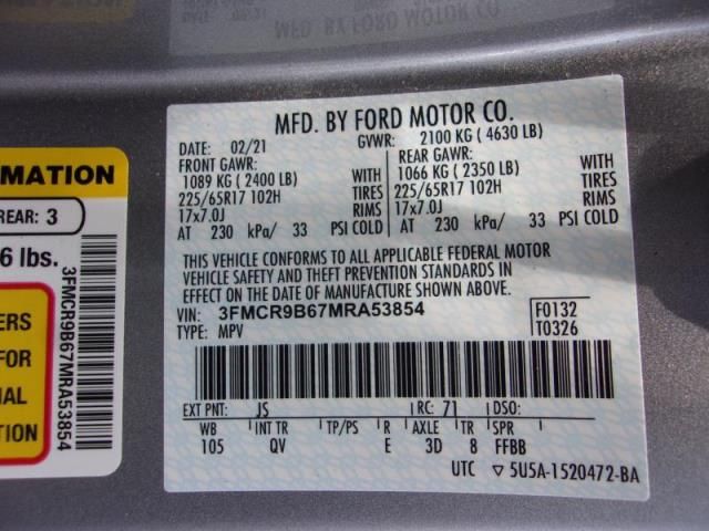2021 FORD BRONCO SPORT BIG BEND 3FMCR9B67MRA53854