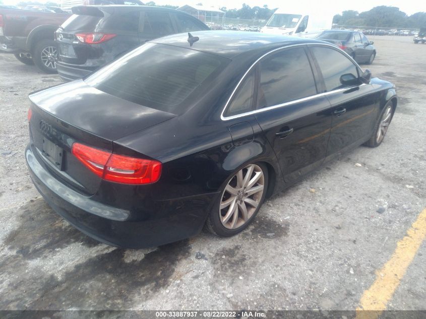 2013 AUDI A4 PREMIUM PLUS WAUFFAFL6DN008366