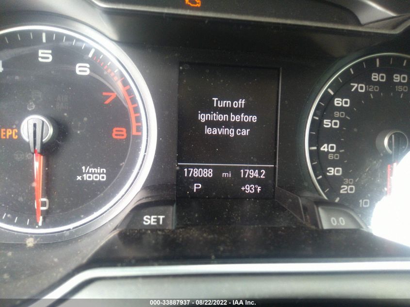 2013 AUDI A4 PREMIUM PLUS WAUFFAFL6DN008366