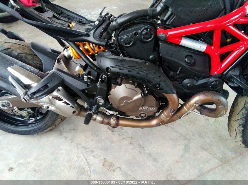 2017 DUCATI MONSTER 821 ZDM1RBTS5HB024480