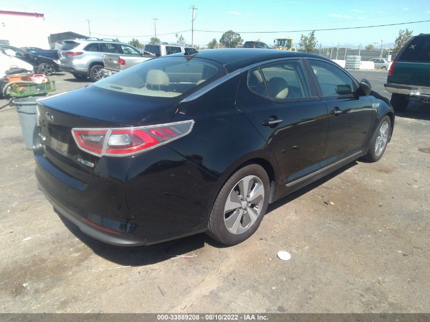 2014 KIA OPTIMA HYBRID EX KNAGN4AD6E5065063
