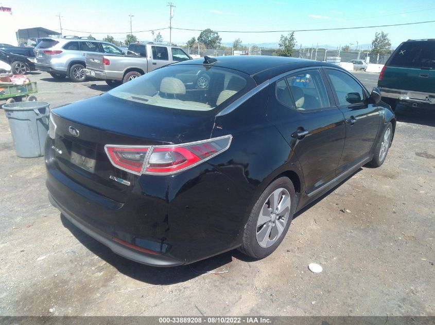 2014 KIA OPTIMA HYBRID EX KNAGN4AD6E5065063