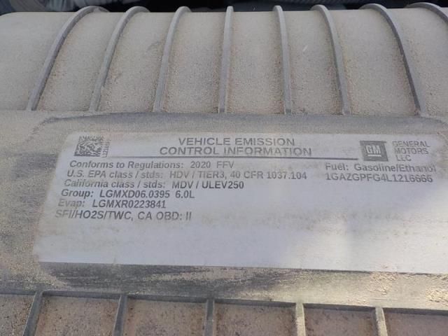 2020 CHEVROLET EXPRESS PASSENGER LT 1GAZGPFG4L1216666