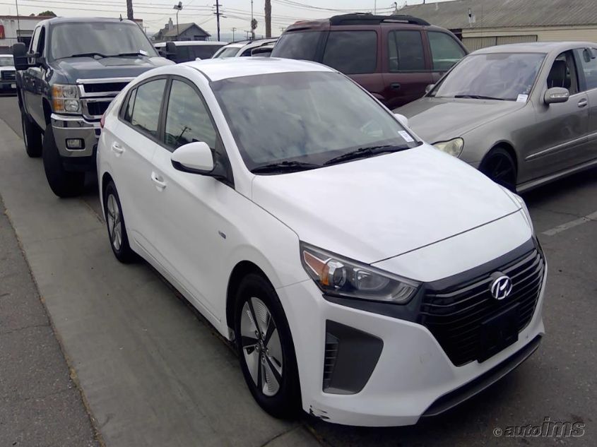 2019 HYUNDAI IONIQ HYBRID BLUE KMHC65LC8KU180284