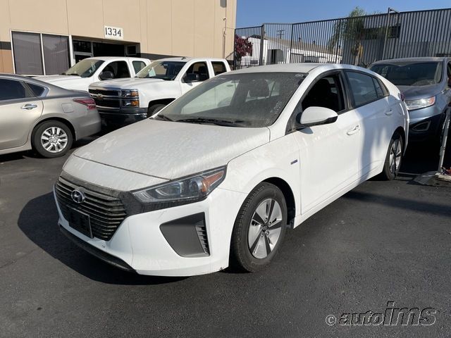 2019 HYUNDAI IONIQ HYBRID BLUE KMHC65LC8KU180284