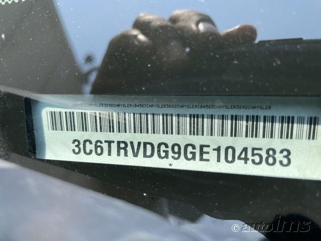 2016 RAM PROMASTER CARGO VAN 3C6TRVDG9GE104583