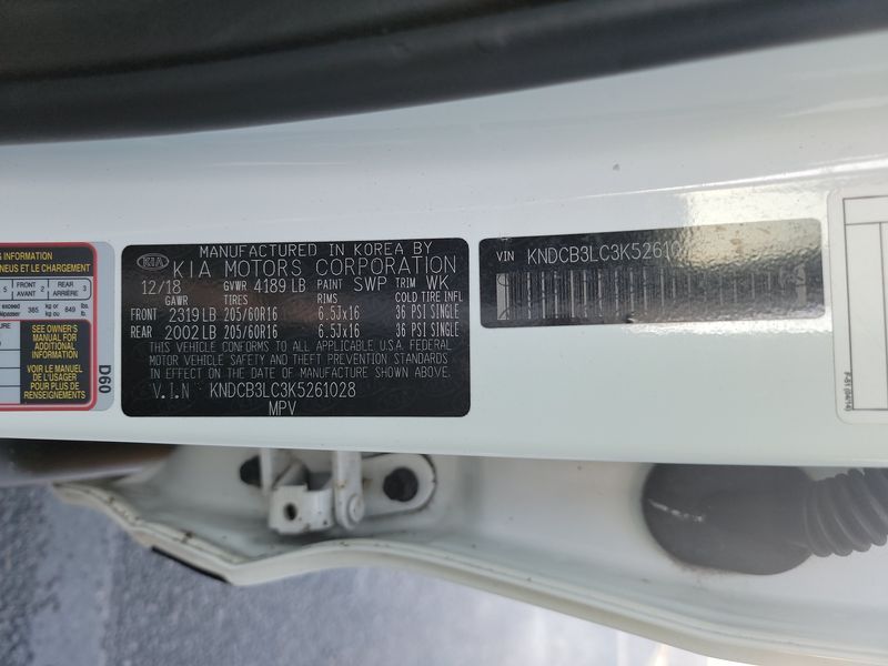 2019 KIA NIRO LX KNDCB3LC3K5261028