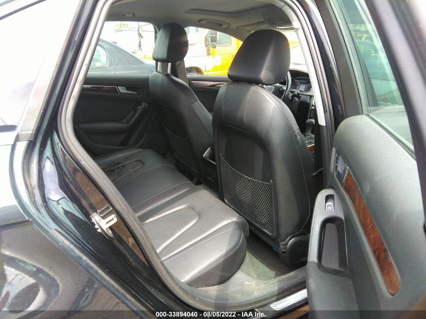 2013 AUDI A4 PREMIUM WAUBFAFL8DA159750