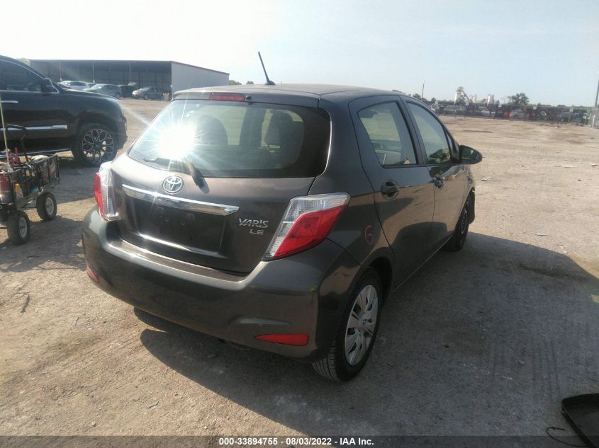 2013 TOYOTA YARIS L/LE/SE JTDKTUD39DD545995