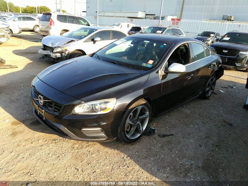 2015 VOLVO S60 T6 R-DESIGN PLATINUM YV1902TH1F2309570