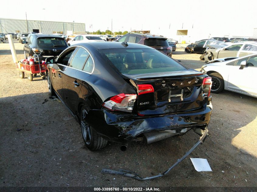 2015 VOLVO S60 T6 R-DESIGN PLATINUM YV1902TH1F2309570