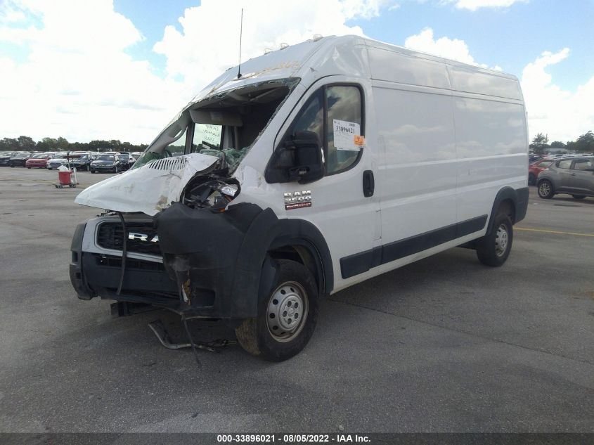 2019 RAM PROMASTER CARGO VAN 3C6TRVDGXKE503320