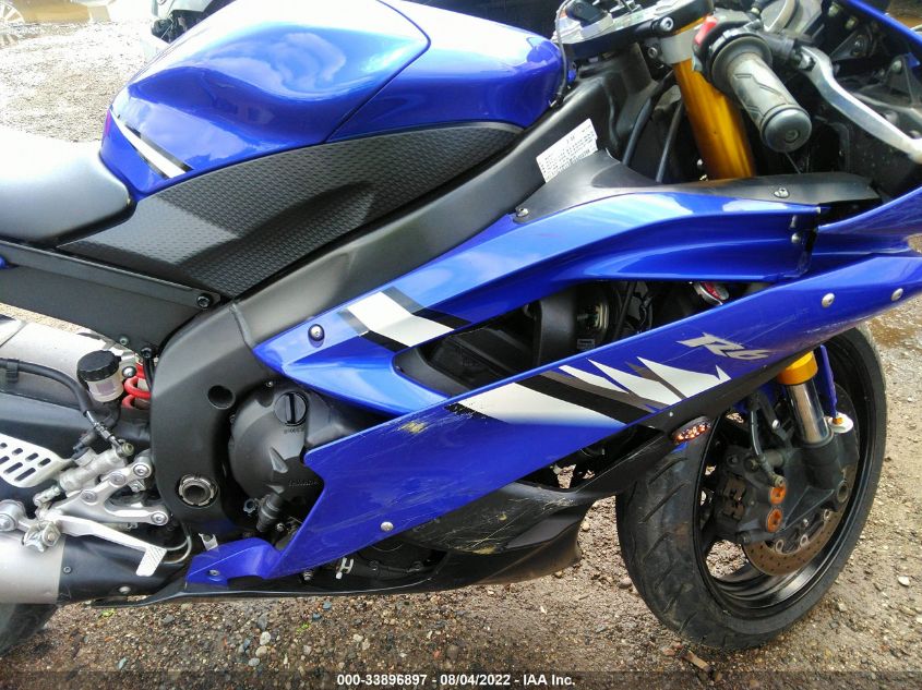 2006 YAMAHA YZFR6 L JYARJ12E56A003798