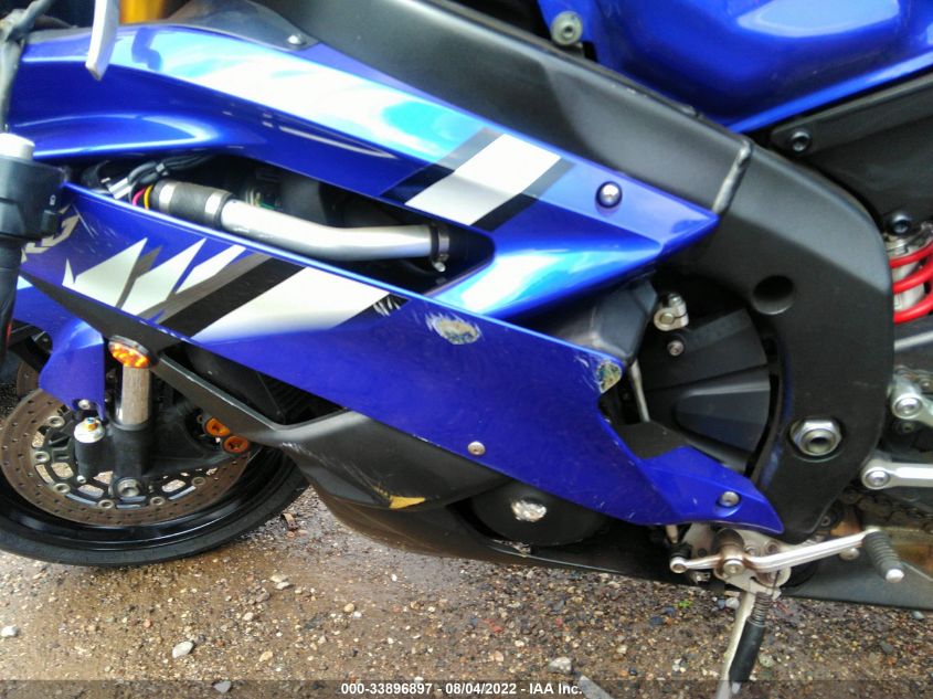 2006 YAMAHA YZFR6 L JYARJ12E56A003798