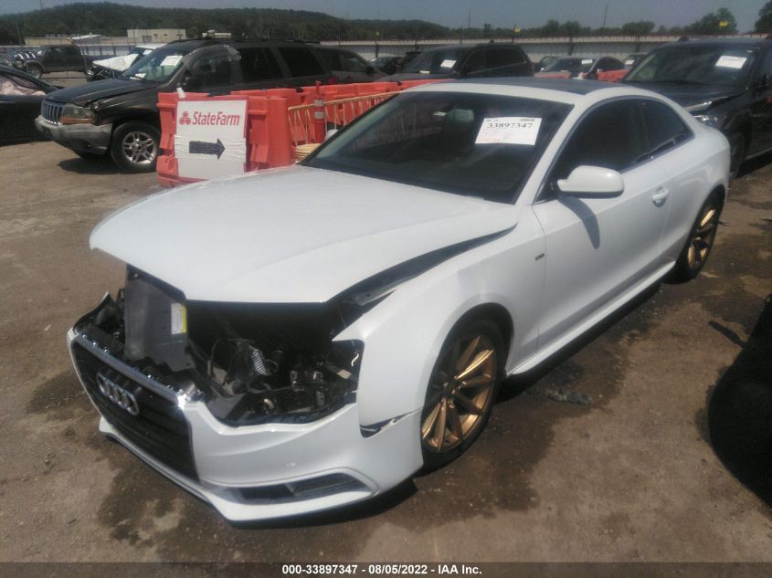 2016 AUDI A5 PREMIUM PLUS WAUM2AFR8GA012261