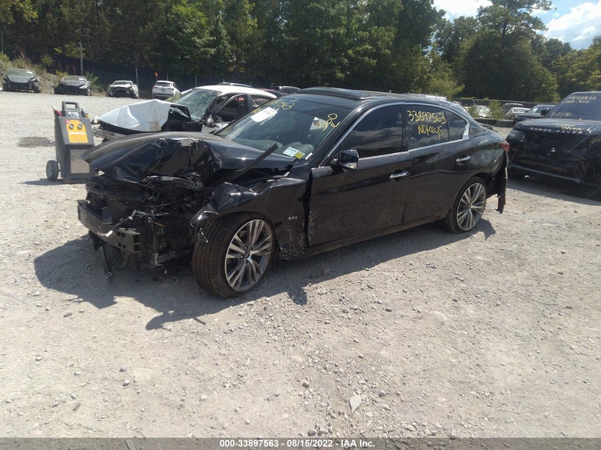 VIN JN1EV7AR8JM437044 2018 INFINITI Q50 3.0T SPORT