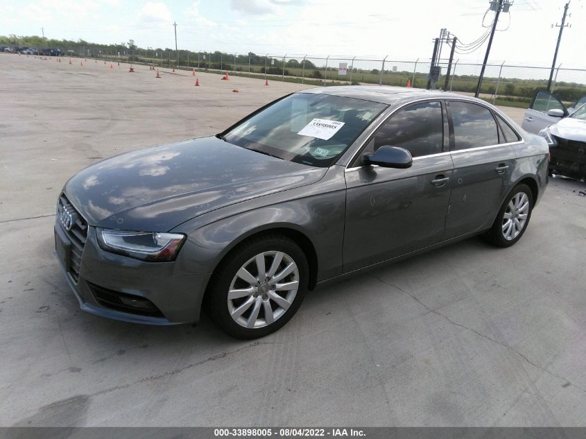 2013 AUDI A4 PREMIUM WAUAFAFL0DA141108