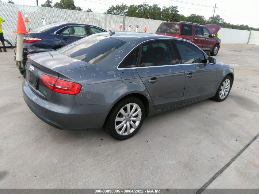 2013 AUDI A4 PREMIUM WAUAFAFL0DA141108