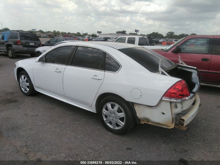 2013 CHEVROLET IMPALA POLICE 2G1WD5E30D1167878