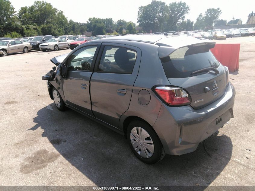2021 MITSUBISHI MIRAGE ES/LE/CARBONITE EDITION ML32AUHJXMH010104