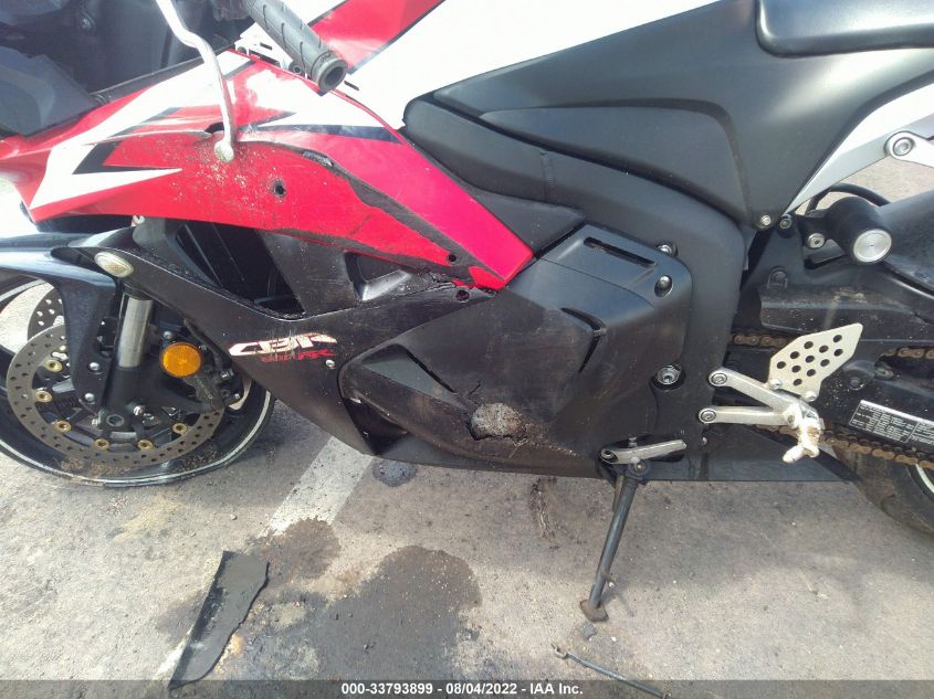 2009 HONDA CBR600 RR JH2PC40049K200109