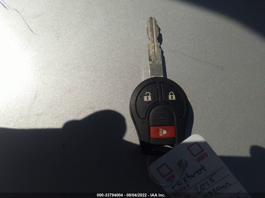 2015 NISSAN NV200 SV 3N6CM0KN7FK729606