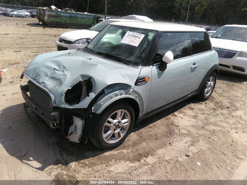 2013 MINI COOPER HARDTOP WMWSU3C53DT547836