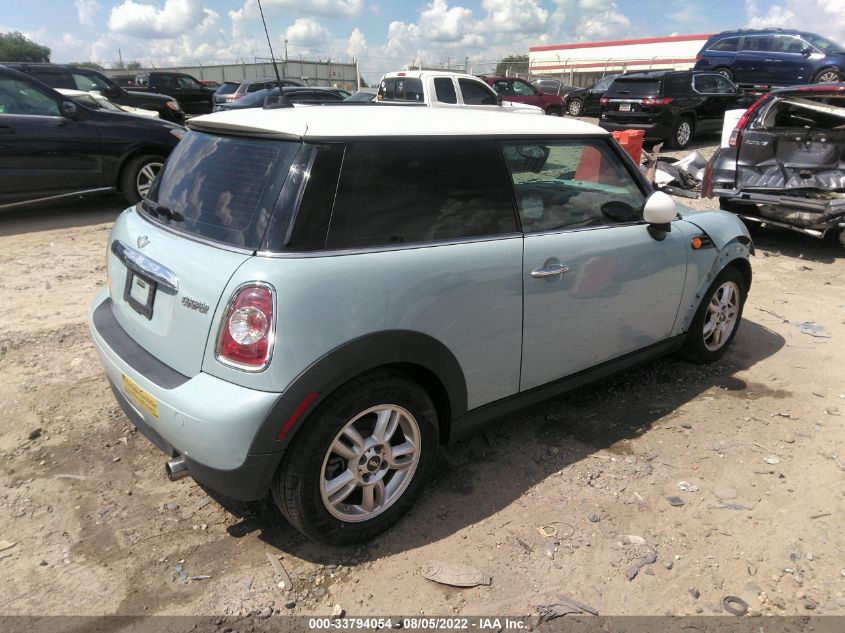 2013 MINI COOPER HARDTOP WMWSU3C53DT547836