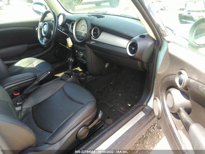 2013 MINI COOPER HARDTOP WMWSU3C53DT547836