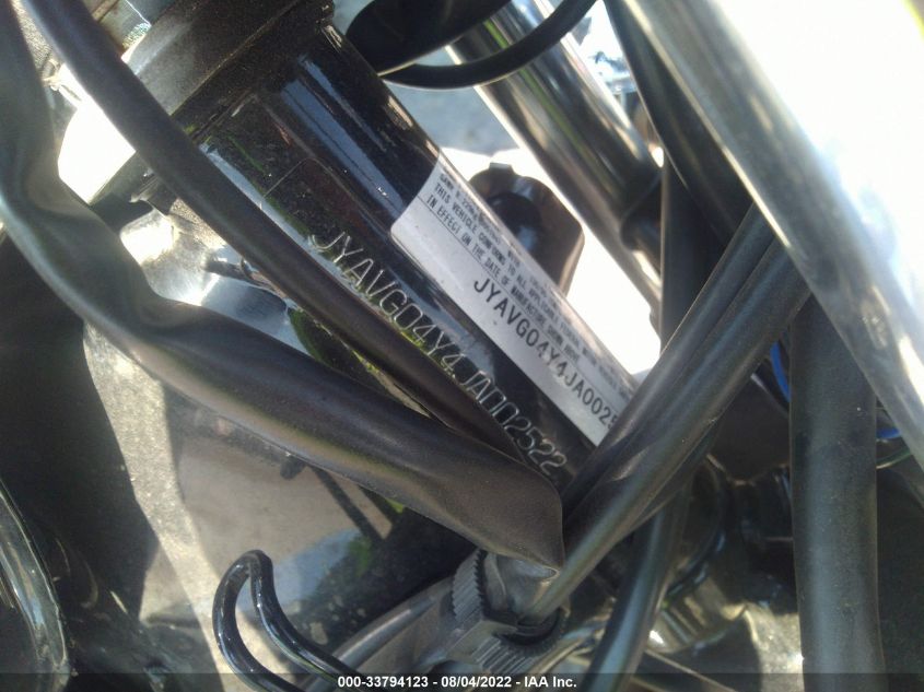 2018 YAMAHA XV250 C JYAVG04Y4JA002522