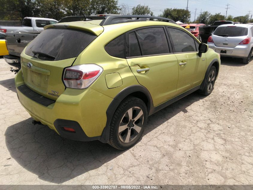 2014 SUBARU XV CROSSTREK HYBRID TOURING JF2GPBKC0EH287086