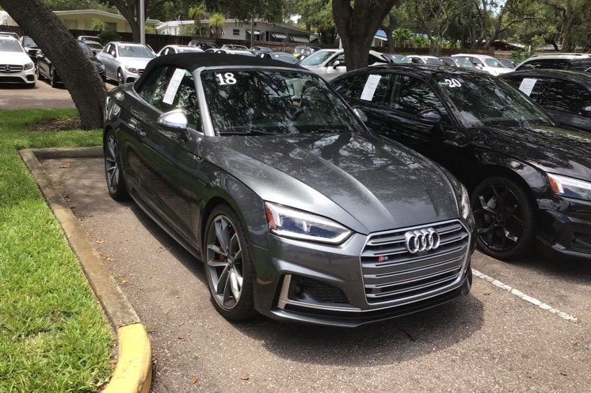 2018 AUDI S5 CABRIOLET PRESTIGE WAU24GF58JN010477