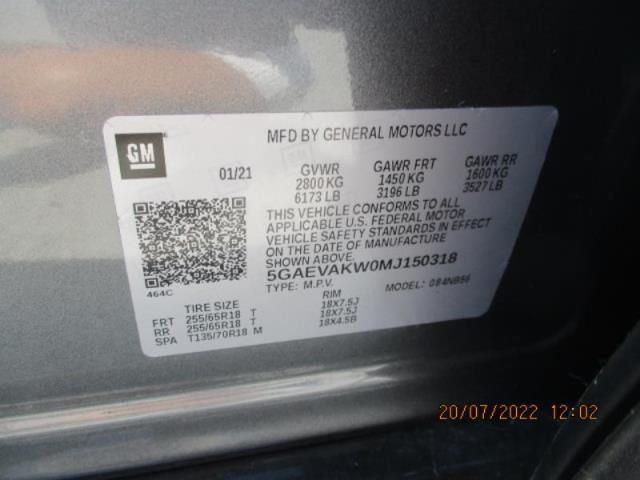 2021 BUICK ENCLAVE ESSENCE 5GAEVAKW0MJ150318
