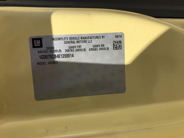 2014 GMC SAVANA COMMERCIAL CUTAWAY 1GD675CB4E1200814