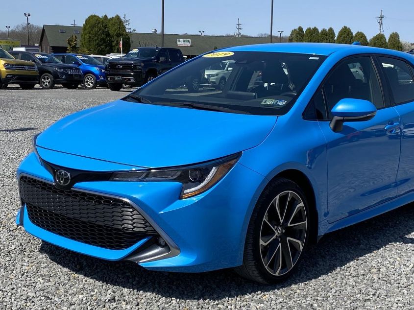 2019 TOYOTA COROLLA HATCHBACK SE/XSE JTNK4RBE6K3060596
