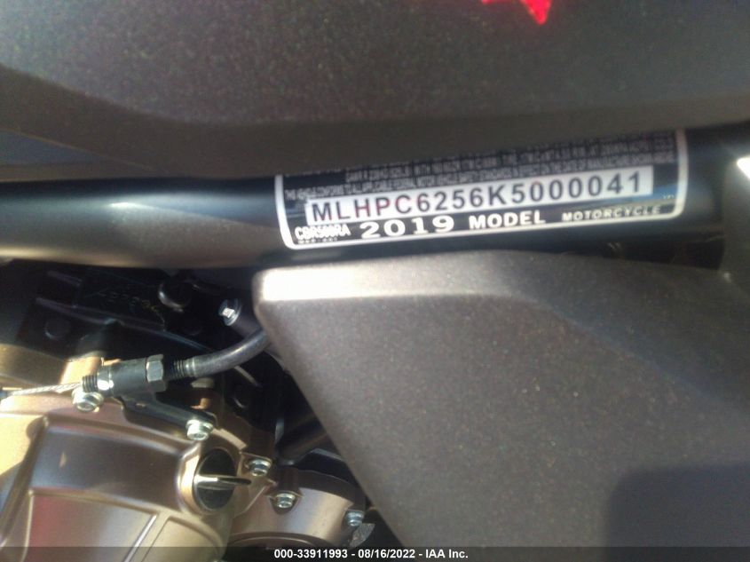 2019 HONDA CBR500 RA MLHPC6256K5000041