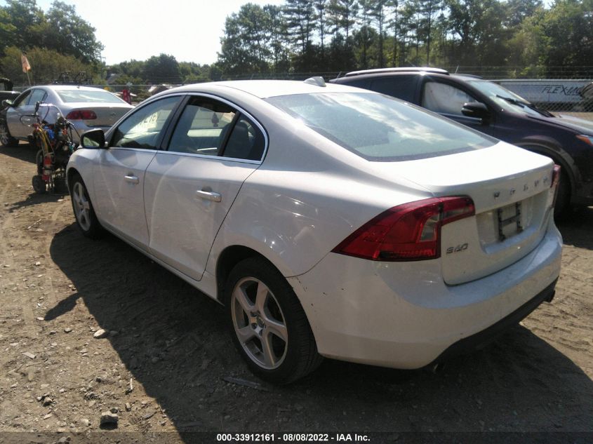 2013 VOLVO S60 T5 YV1612FSXD2201985