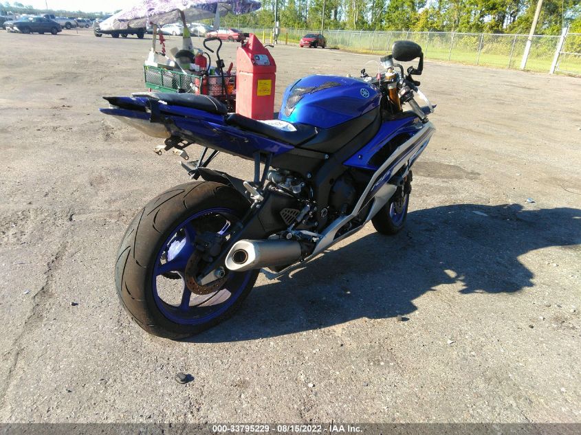 2016 YAMAHA YZFR6 JYARJ16EXGA035481