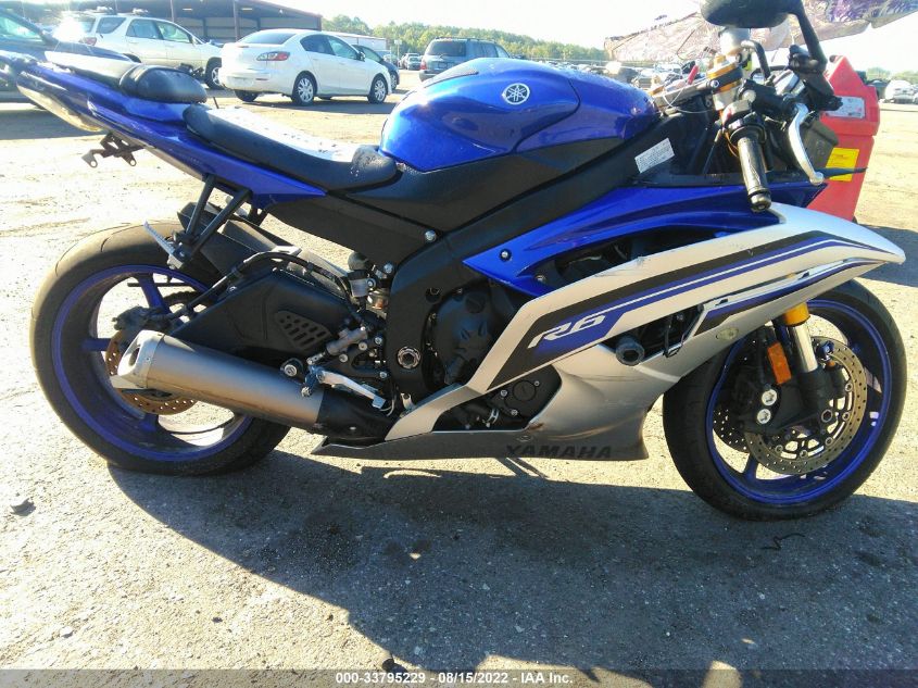 2016 YAMAHA YZFR6 JYARJ16EXGA035481