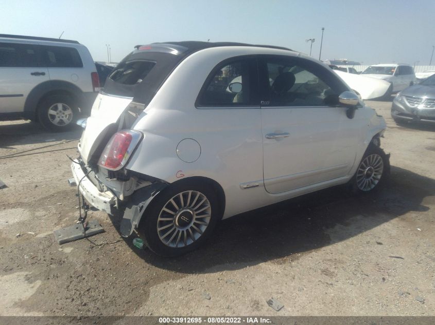 2014 FIAT 500C LOUNGE 3C3CFFER0ET169343
