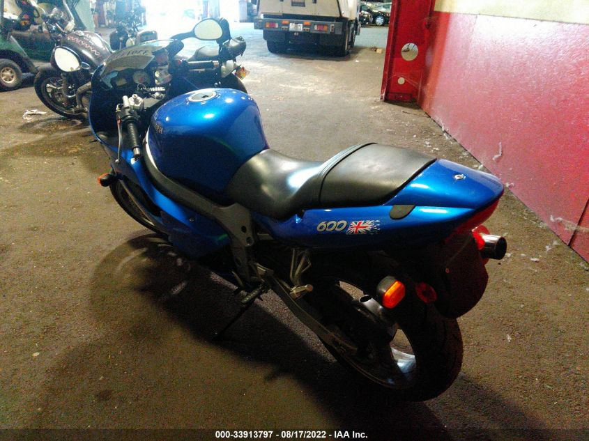 2001 TRIUMPH MOTORCYCLE TT600 SMT800GE51J123181