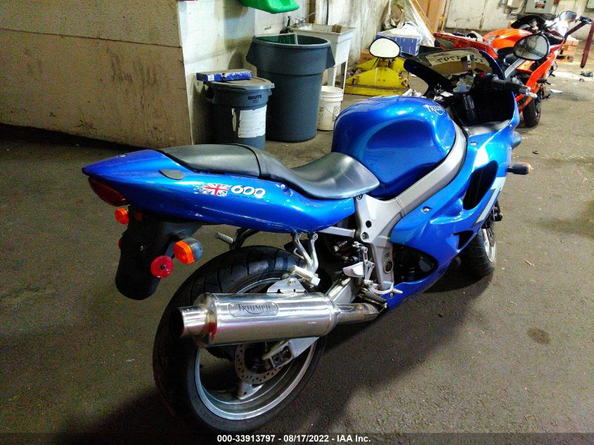 2001 TRIUMPH MOTORCYCLE TT600 SMT800GE51J123181