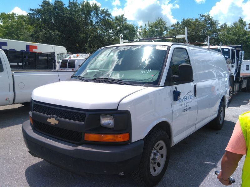 2013 CHEVROLET EXPRESS CARGO VAN 1GCSHAF41D1156078