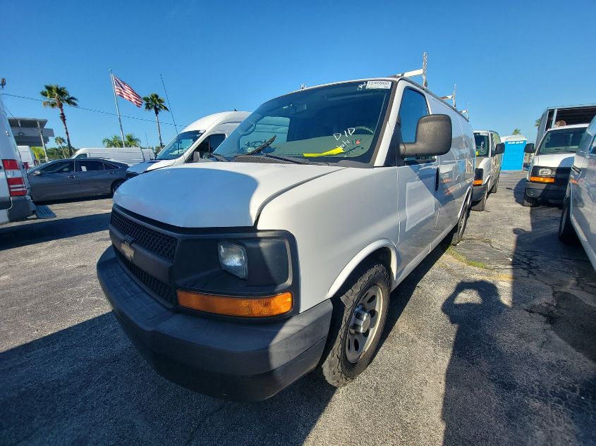 2013 CHEVROLET EXPRESS CARGO VAN 1GCSHAF41D1156078
