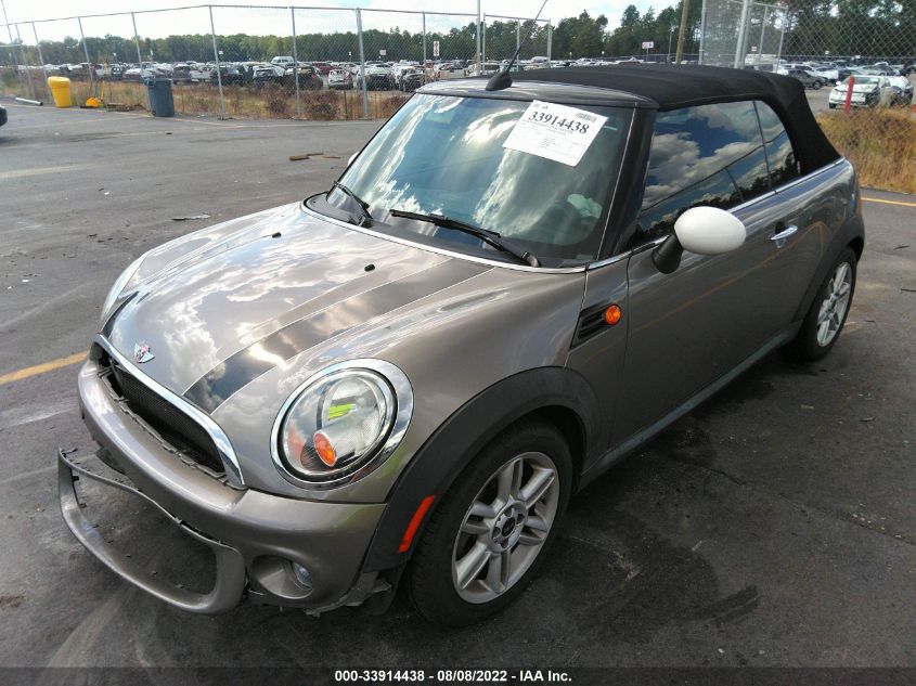 2014 MINI COOPER CONVERTIBLE WMWZN3C56ET569908
