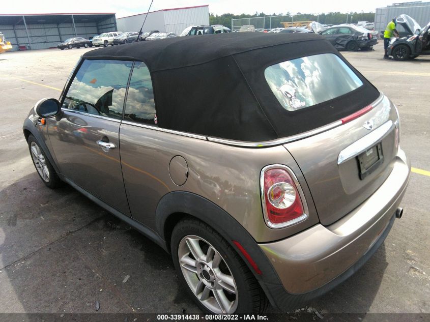 2014 MINI COOPER CONVERTIBLE WMWZN3C56ET569908
