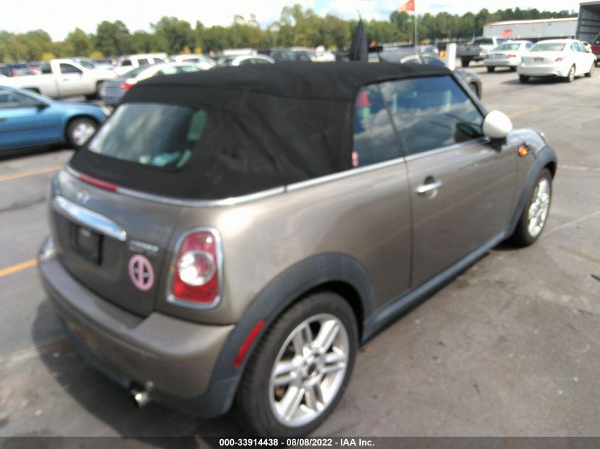2014 MINI COOPER CONVERTIBLE WMWZN3C56ET569908
