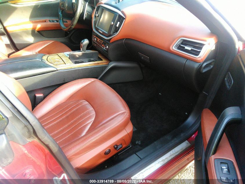 2015 MASERATI GHIBLI S Q4 ZAM57RTA4F1156051