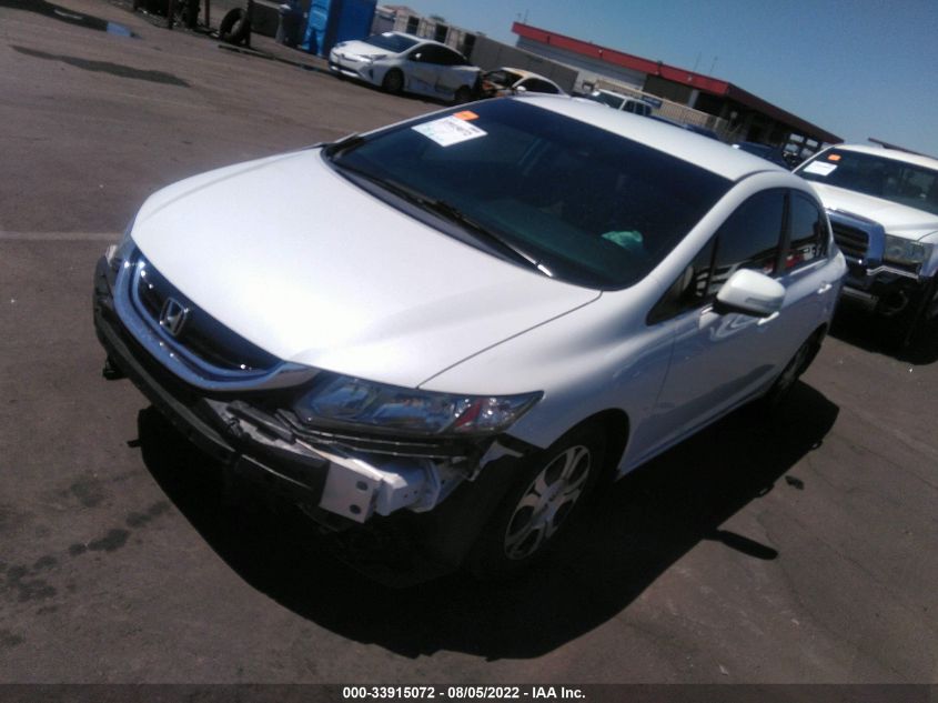 2013 HONDA CIVIC HYBRID 19XFB4F38DE002749