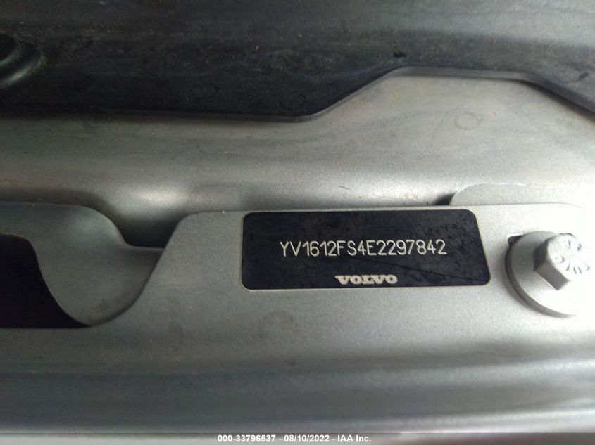2014 VOLVO S60 T5 YV1612FS4E2297842